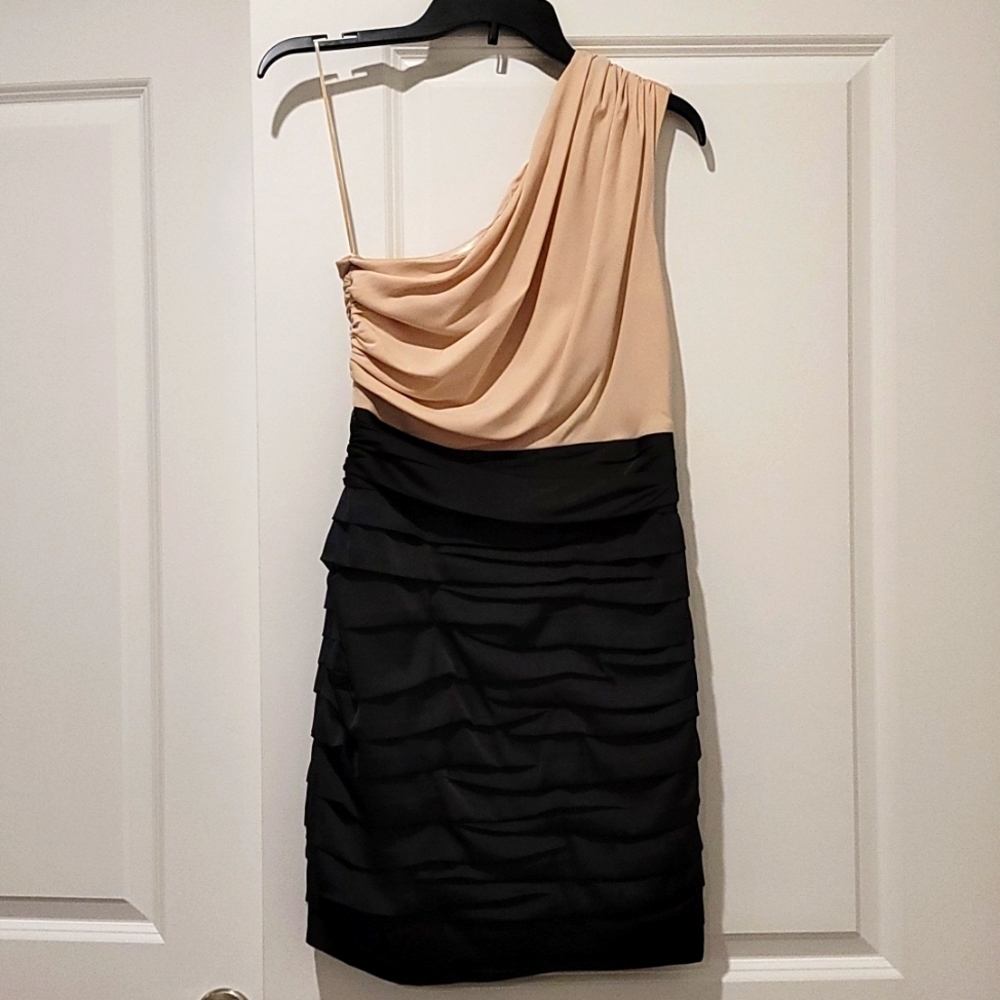 Express one-shoulder cocktail dress